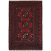 Handmade Wool Doormat Red Floral