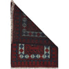 Handmade Wool Doormat Red Floral