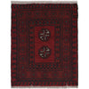 Handmade Wool Doormat Red Floral