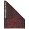 Handmade Wool Doormat Red Floral