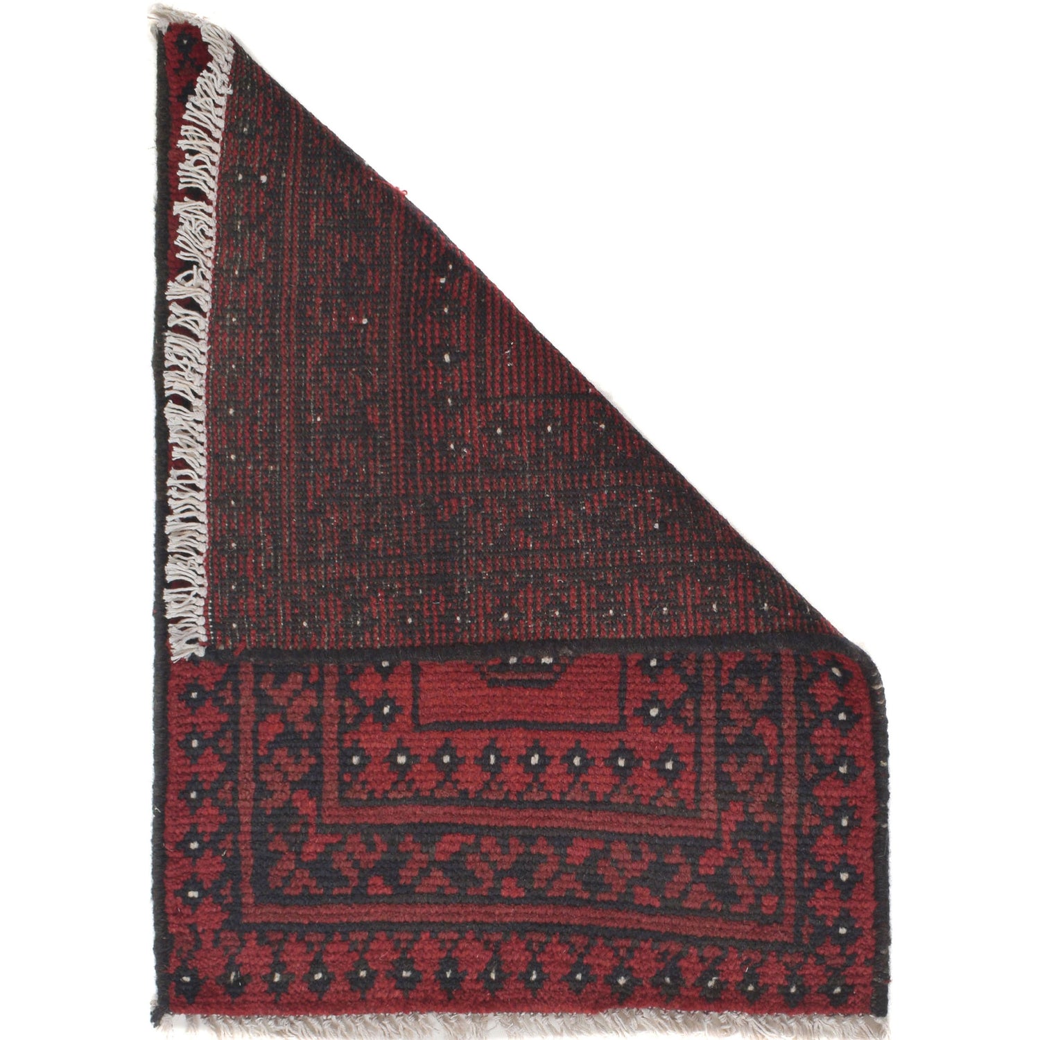 Handmade Wool Doormat Red Floral