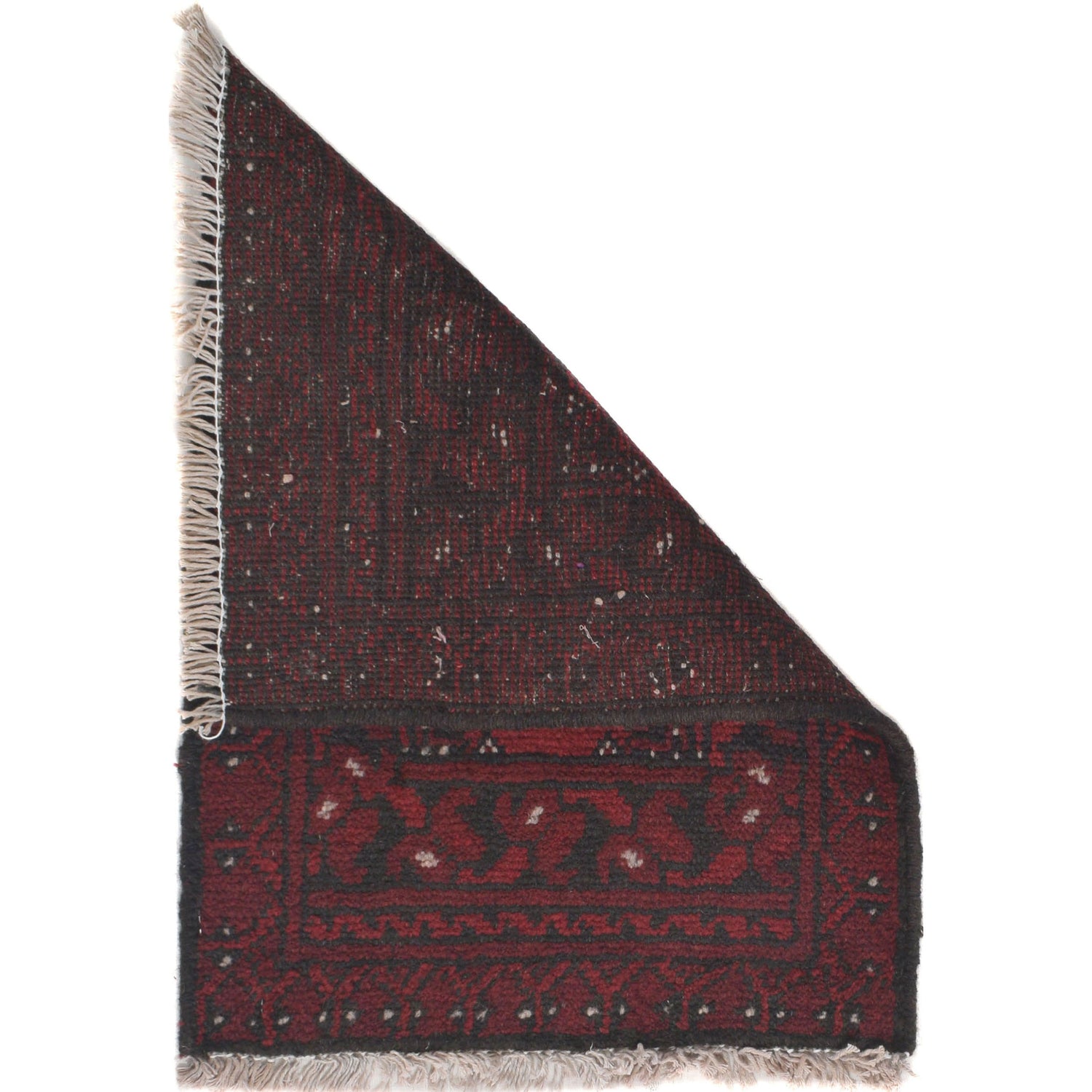 Handmade Wool Doormat Red Floral