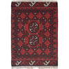 Handmade Wool Doormat Red Floral