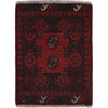 Handmade Wool Doormat Red Floral