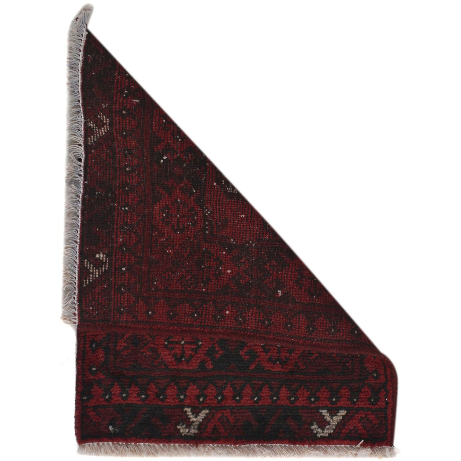 Handmade Wool Doormat Red Floral