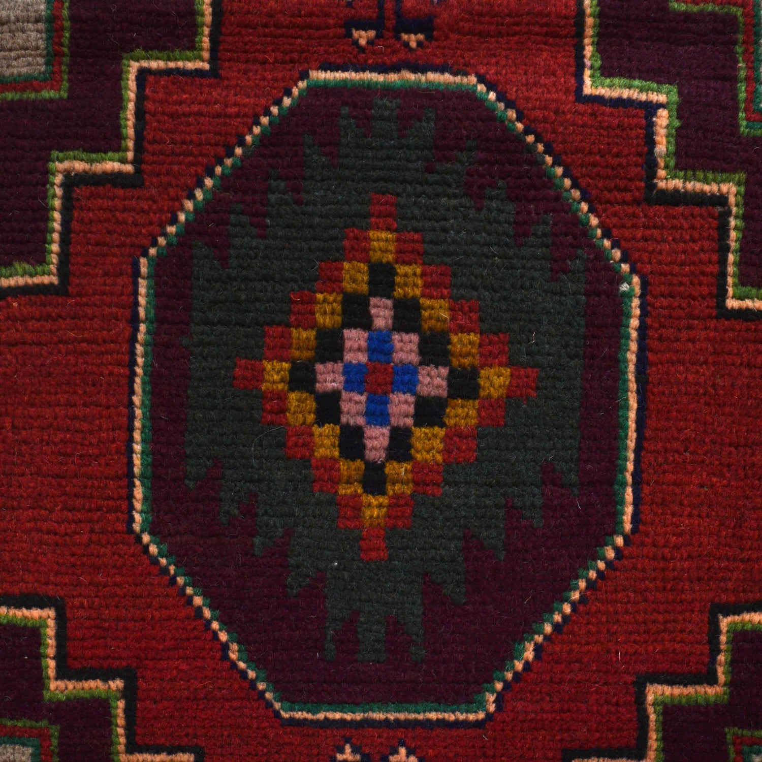 Baluchi Rug Handmade Beige Floral 4x6 ft