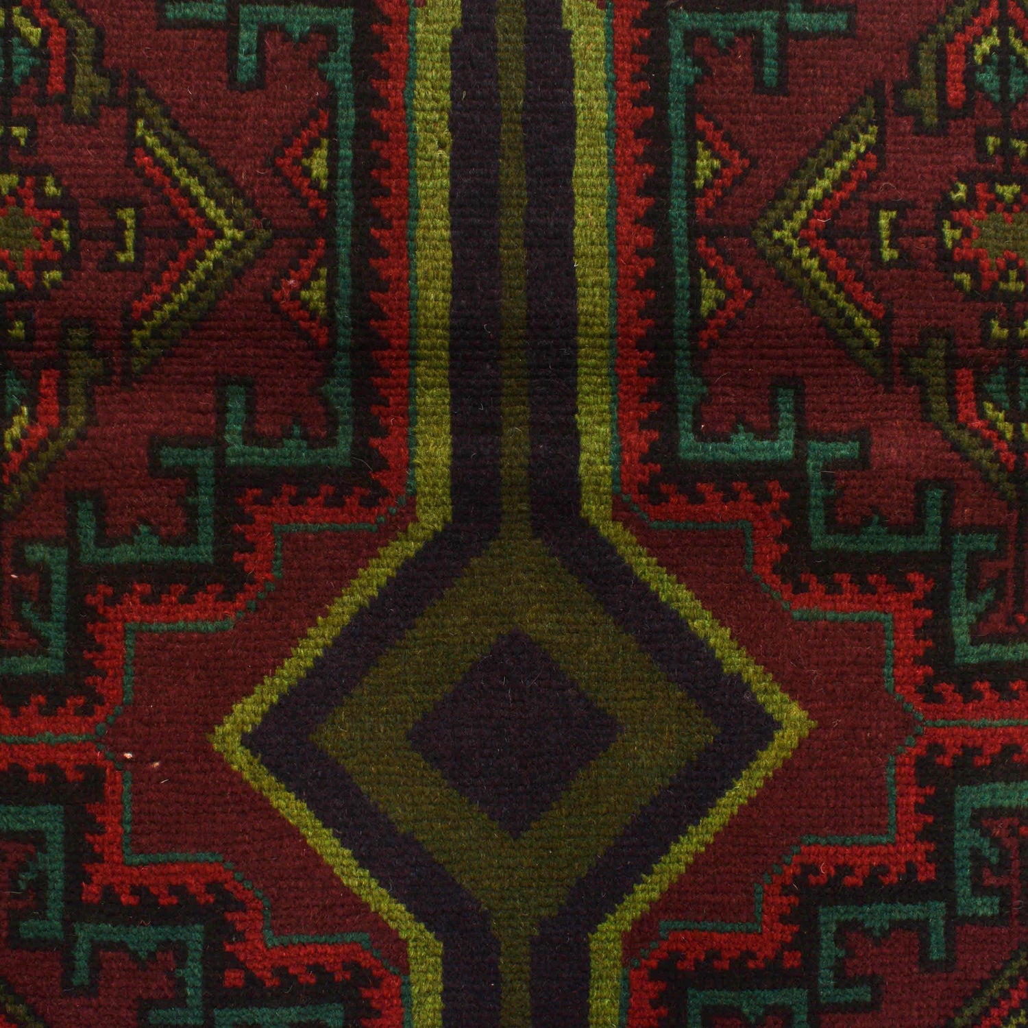Baluchi Rug Handmade Red Floral 4x6 ft
