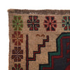 Baluchi Rug Handmade Tan Floral 4x6 ft