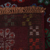 Baluchi Rug Handmade Dark Purple Floral 4x6 ft
