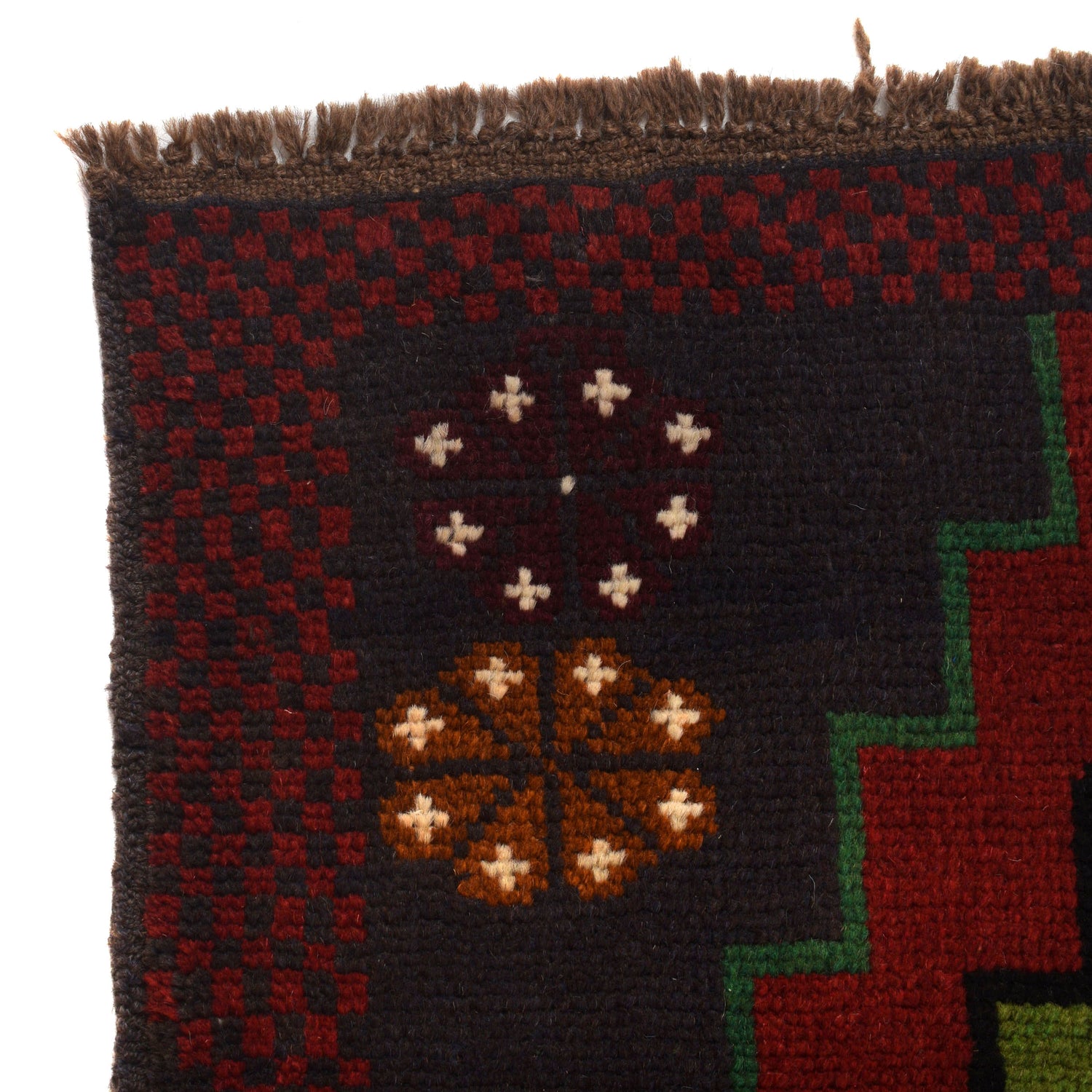 Baluchi Rug Handmade Multi Floral 4x6 ft