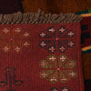 Baluchi Rug Handmade Red Floral 4x6 ft