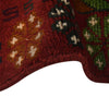 Baluchi Rug Handmade Red Floral 4x6 ft