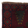 Baluchi Rug Handmade Dark Purple Geometric 4x6 ft
