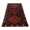 Baluchi Rug Handmade Red Geometric 4x6 ft