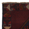 Baluchi Rug Handmade Red Geometric 4x6 ft