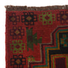 Baluchi Rug Handmade Red Geometric 4x6 ft