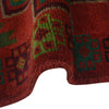 Baluchi Rug Handmade Red Geometric 4x6 ft
