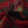 Baluchi Rug Handmade Red Geometric 4x6 ft