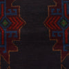 Baluchi Rug Handmade Dark Blue Geometric 4x6 ft