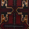 Baluchi Rug Handmade Red Geometric 4x6 ft