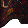 Baluchi Rug Handmade Red Geometric 4x6 ft
