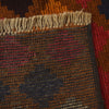 Baluchi Rug Handmade Brown Geometric 4x6 ft