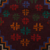 Baluchi Rug Handmade Red Geometric 4x6 ft