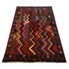 Baluchi Rug Handmade Multi Geometric 4x6 ft