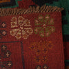Baluchi Rug Handmade Red Geometric 4x6 ft