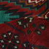 Baluchi Rug Handmade Red Geometric 4x6 ft