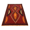 Baluchi Rug Handmade Red Geometric 4x6 ft