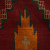 Baluchi Rug Handmade Red Geometric 4x6 ft