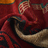 Baluchi Rug Handmade Red Geometric 4x6 ft
