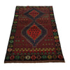 Baluchi Rug Handmade Dark Red Geometric 4x6 ft