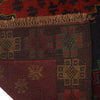 Baluchi Rug Handmade Dark Red Geometric 4x6 ft