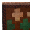 Baluchi Rug Handmade Brown Floral 4x6 ft