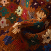 Baluchi Rug Handmade Orange Floral 4x6 ft