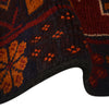 Baluchi Rug Handmade Red Floral 4x6 ft