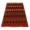 Baluchi Rug Handmade Light Brown Geometric 4x6 ft