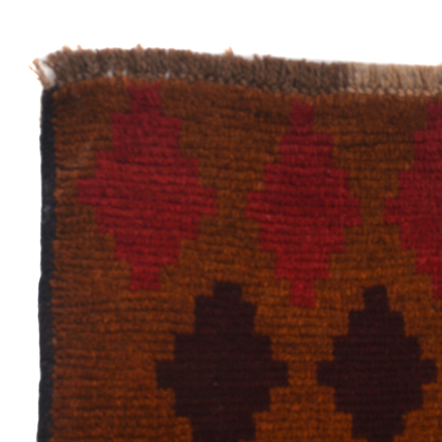 Baluchi Rug Handmade Light Brown Geometric 4x6 ft