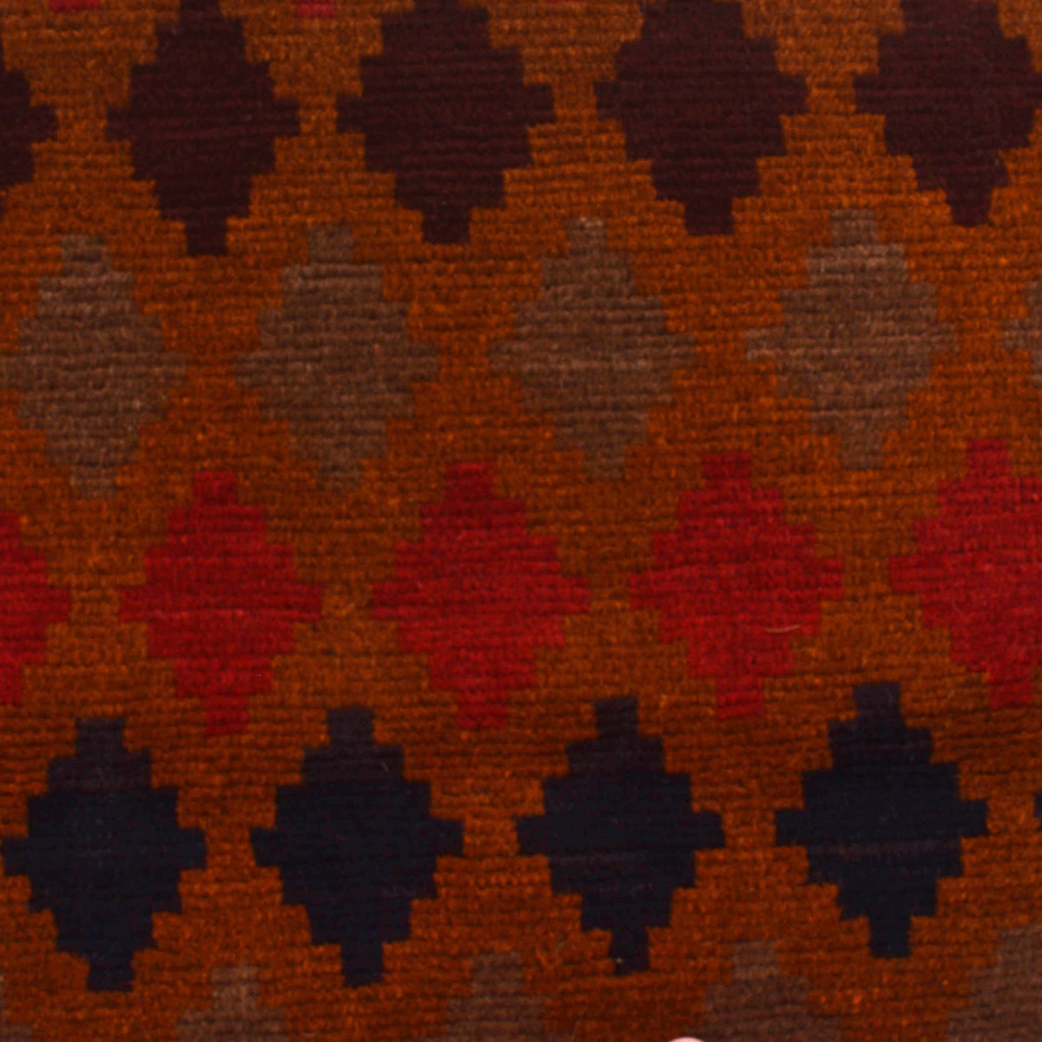 Baluchi Rug Handmade Light Brown Geometric 4x6 ft
