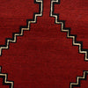 Baluchi Rug Handmade Red Geometric 4x6 ft