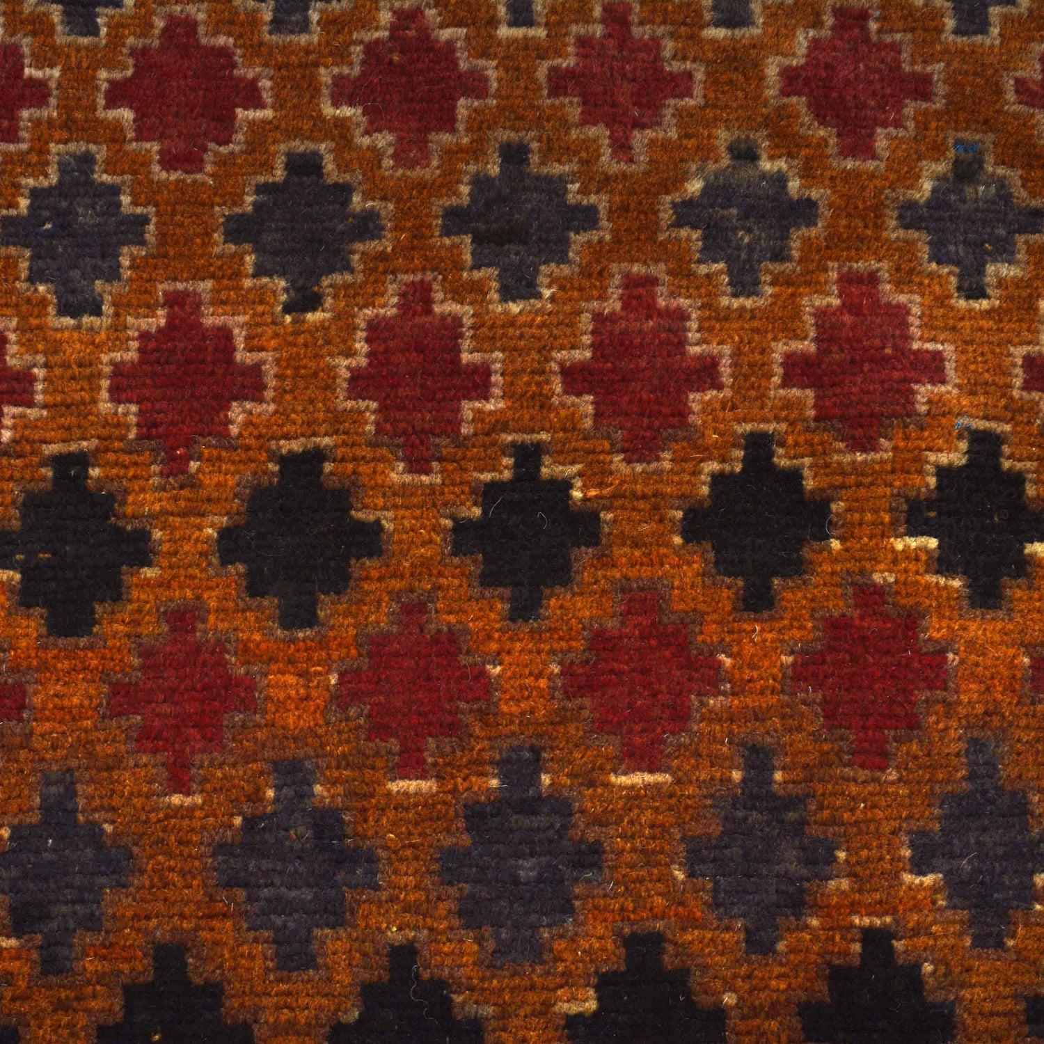 Baluchi Rug Handmade Light Brown Geometric 4x6 ft