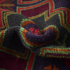 Baluchi Rug Handmade Black Geometric 4x6 ft