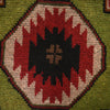 Baluchi Rug Handmade Black Geometric 4x6 ft