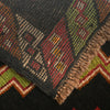 Baluchi Rug Handmade Black Geometric 4x6 ft