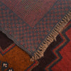 Baluchi Rug Handmade Red Geometric 4x6 ft