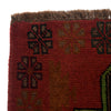 Baluchi Rug Handmade Red Floral 4x6 ft