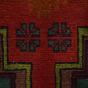 Baluchi Rug Handmade Red Floral 4x6 ft