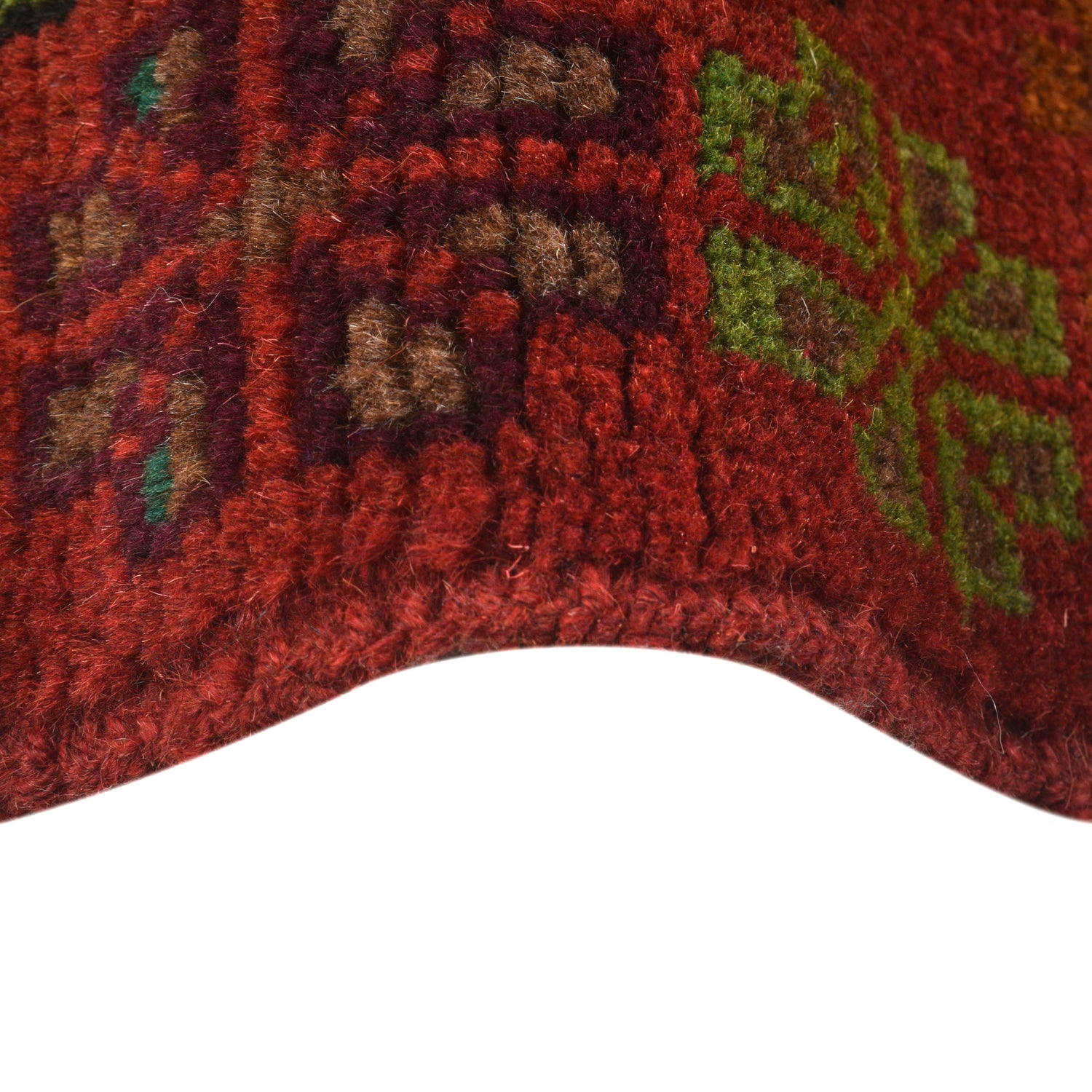 Baluchi Rug Handmade Red Floral 4x6 ft